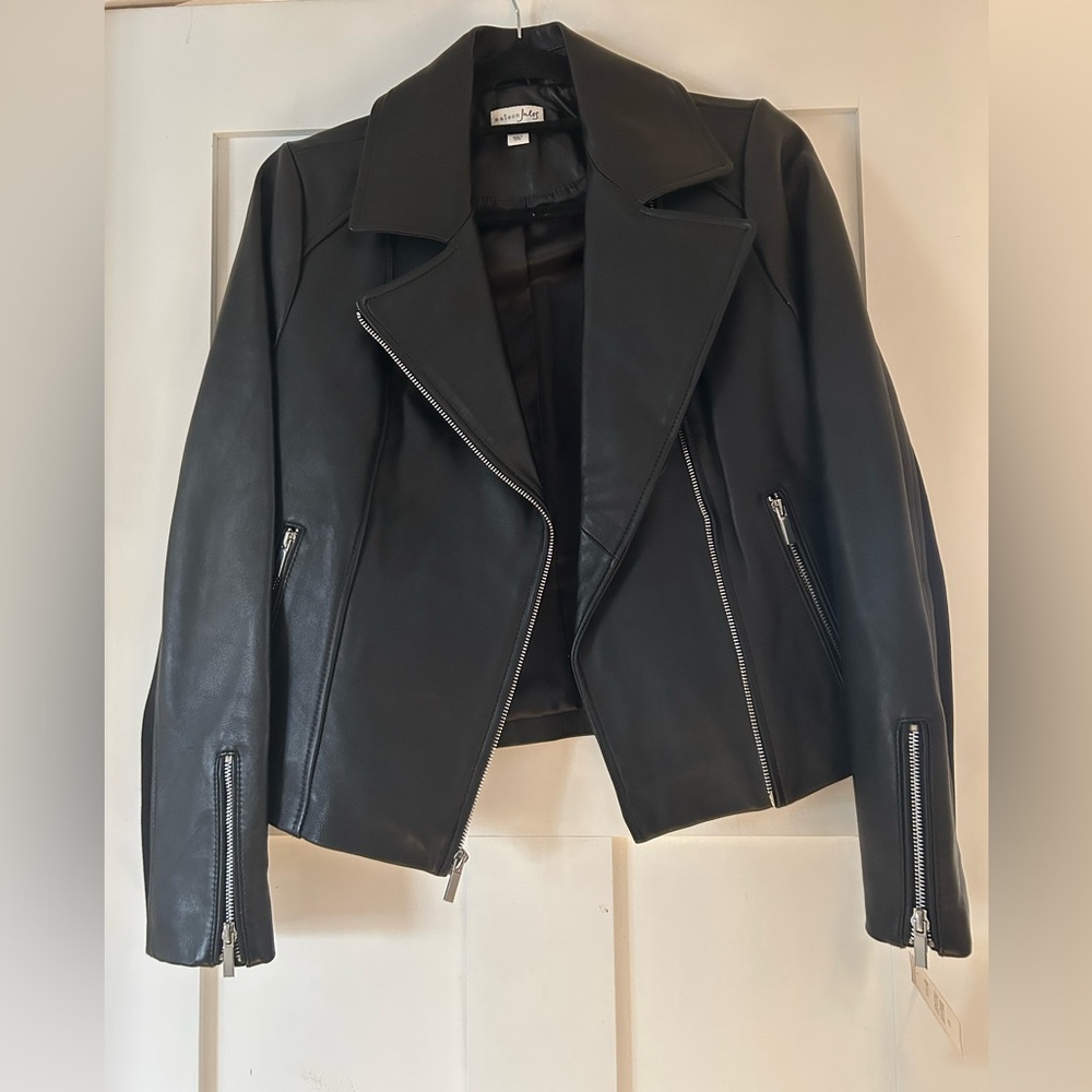Maison Jules Leather Jacket